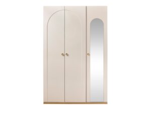 Louis Three Door Wardrobe with Mirror