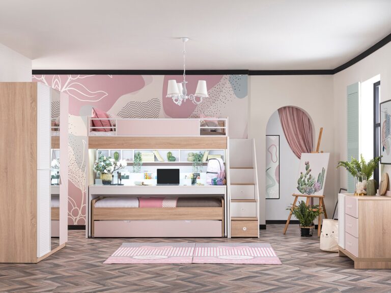 Angel city bunk bed room