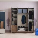 Action Three-Door Wardrobe
