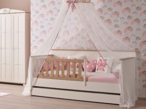 Pink freesie toddler room