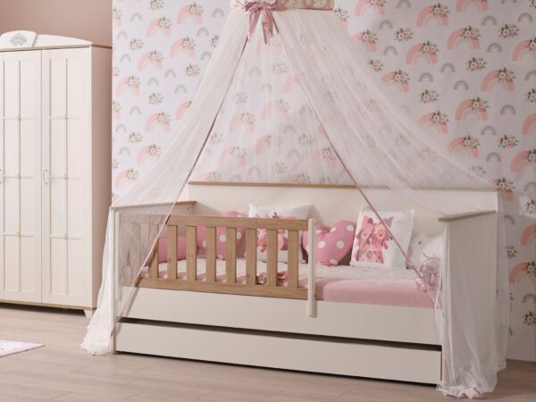 Pink freesie toddler room