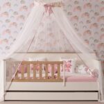 Pink freesie toddler room