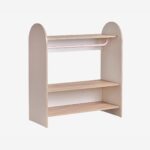 Bonie clothing rack with shelves