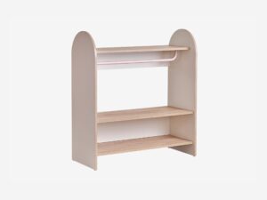 Bonie clothing rack with shelves