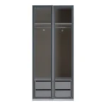 likya two door wardrobe