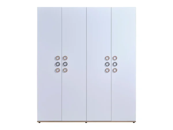 space 4-door wardrobe